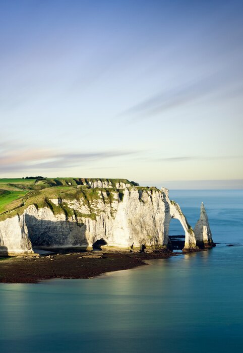 Poster Landschap met Franse fjord