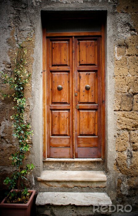 Poster leuke italiaanse straat