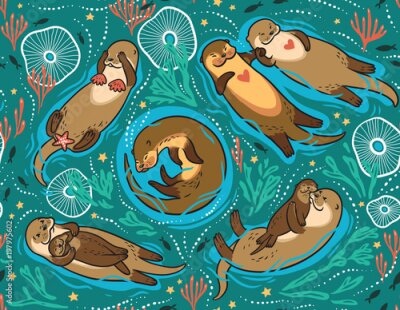 Poster Leuke otters