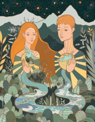 Poster Liefde voor de natuur