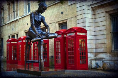 Londen en het standbeeld in Covent Garden