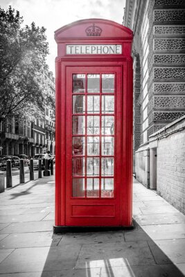 Poster londen phonebooth