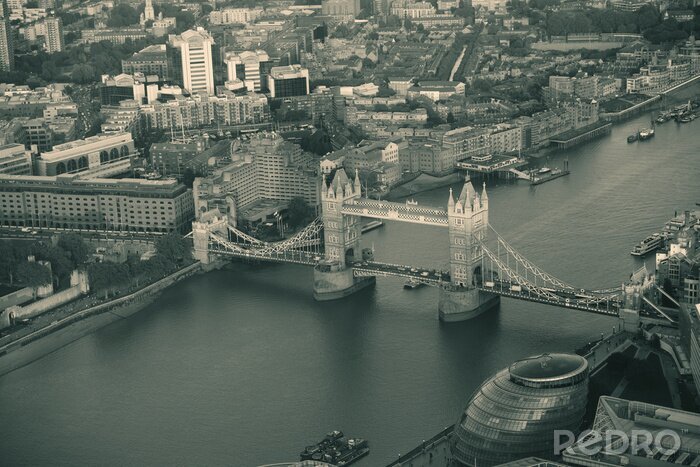 Poster London aerial
