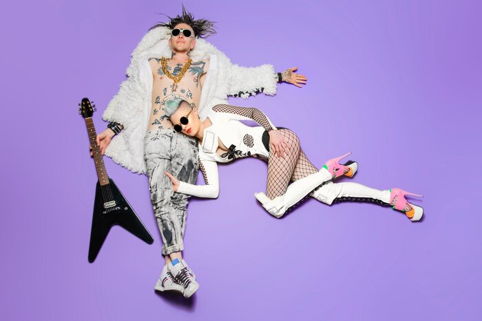 Poster love and rock