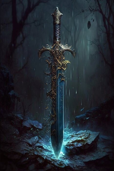 Poster Magisch zwaard