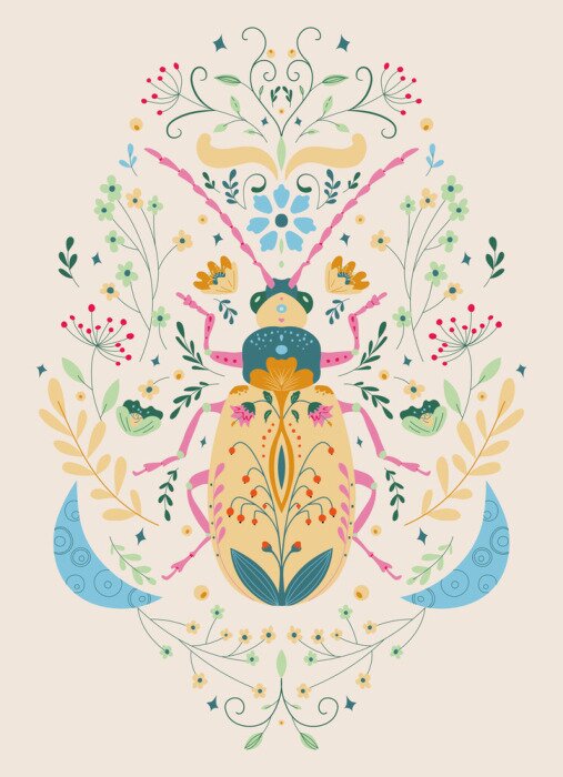 Poster Magische kever