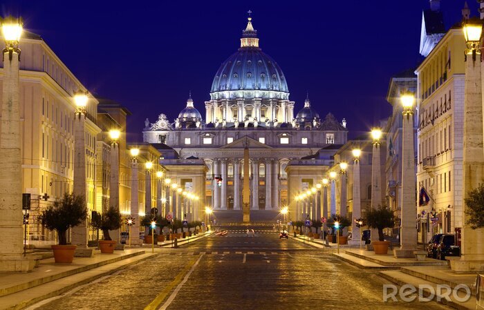 Poster Marktplein in Rome