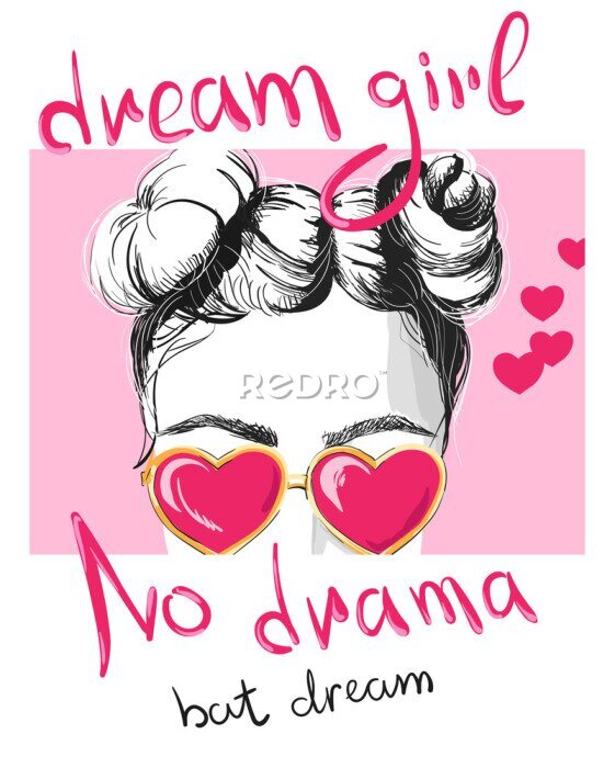 Poster Meisjesachtige dromen