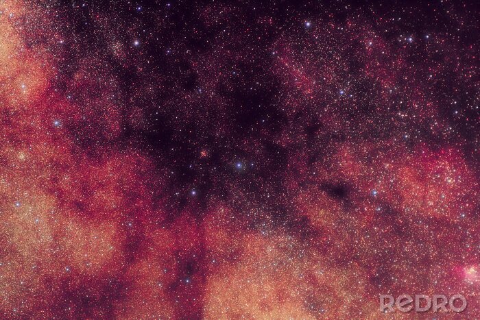 Poster Milky Way stars Scutum