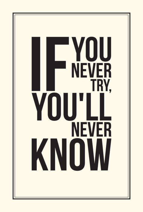 Poster Minimalistische bevestiging op een lichte achtergrond