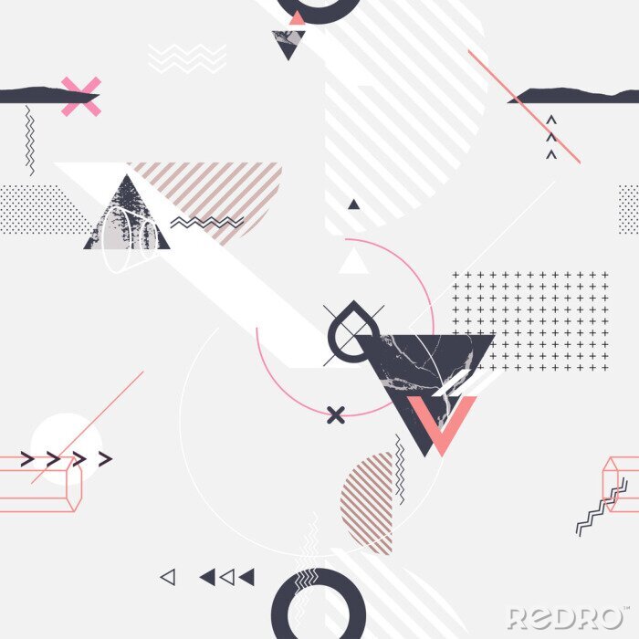 Poster Minimalistische jeugdgeometrie