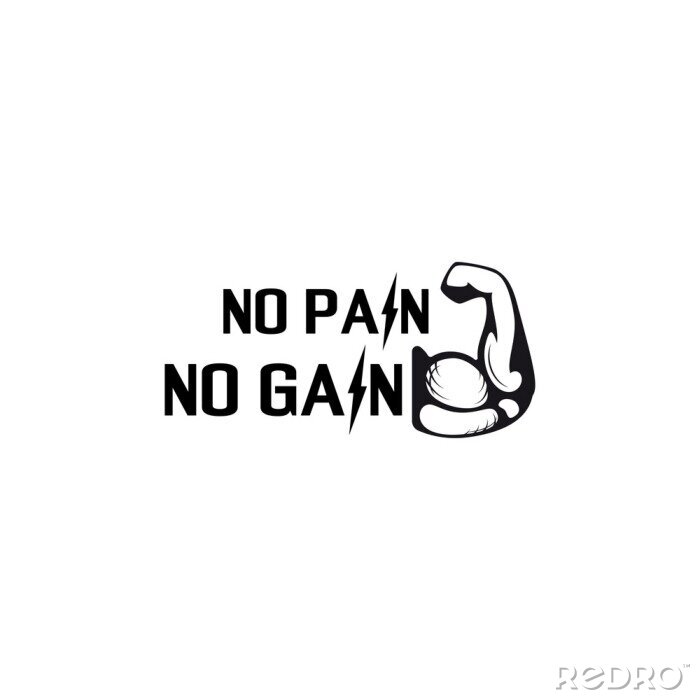 Poster Minimalistische motiverende afbeeldingen om te trainen