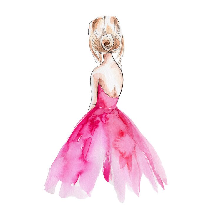 Poster Modeontwerp voor dames