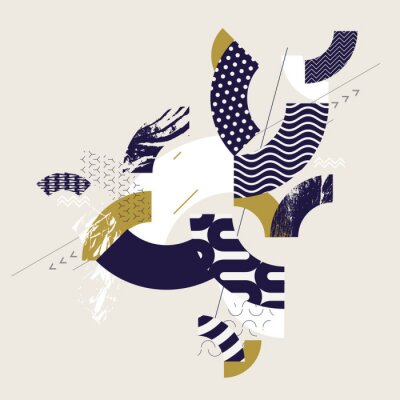 Moderne jeugd abstractie