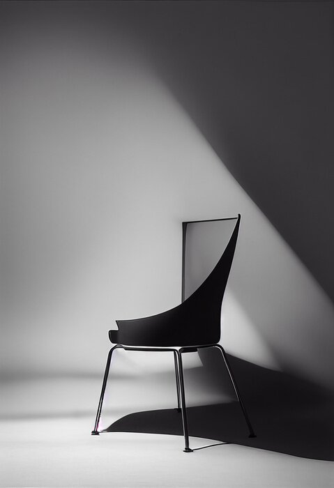 Poster Moderne stoel