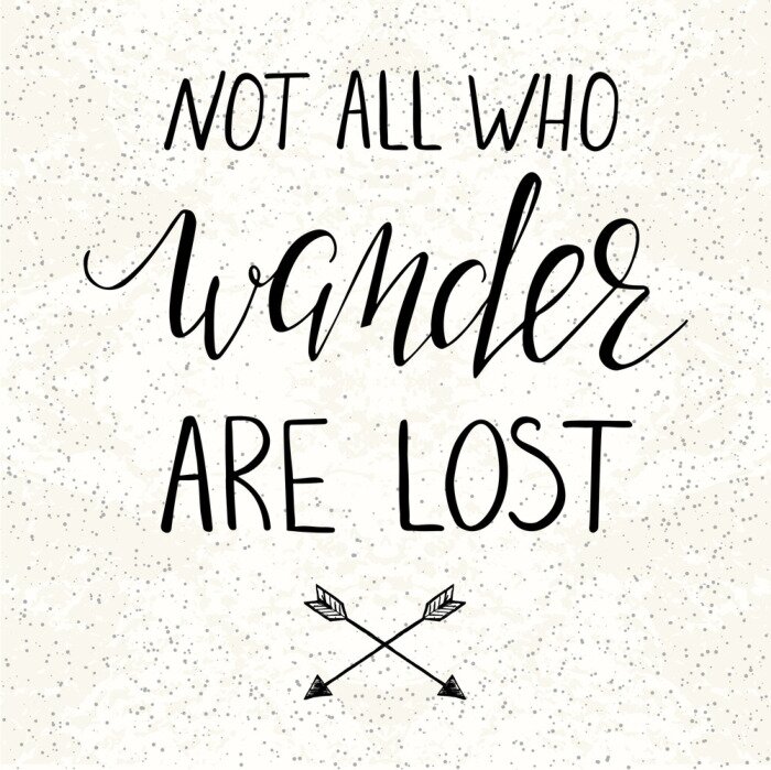 Poster Moderne typografie met afbeeldingen