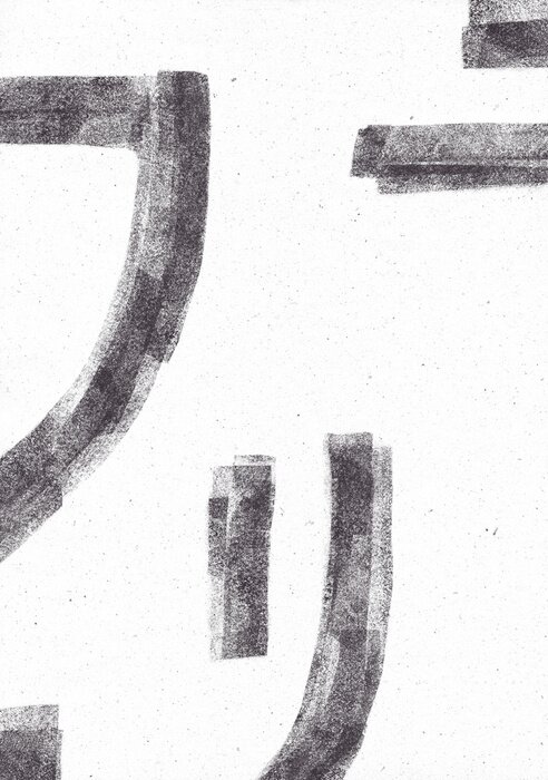 Poster Monochroom patroon