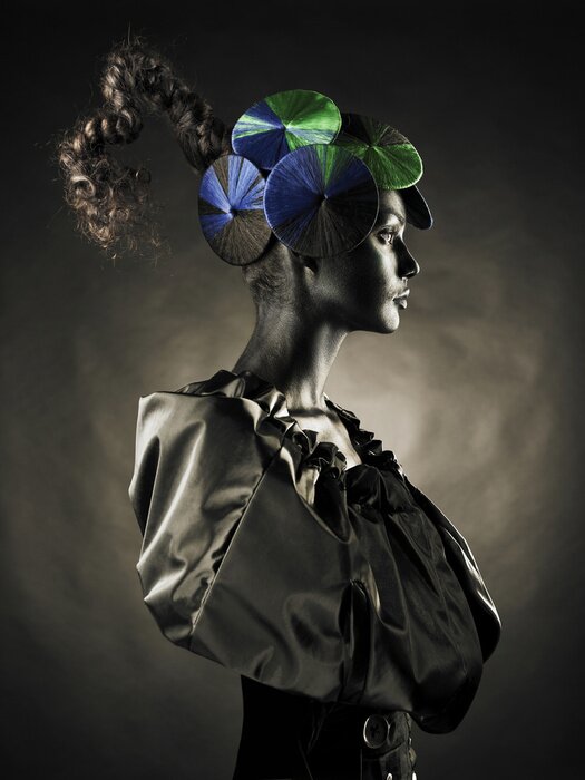 Poster Mooie vreemde dame