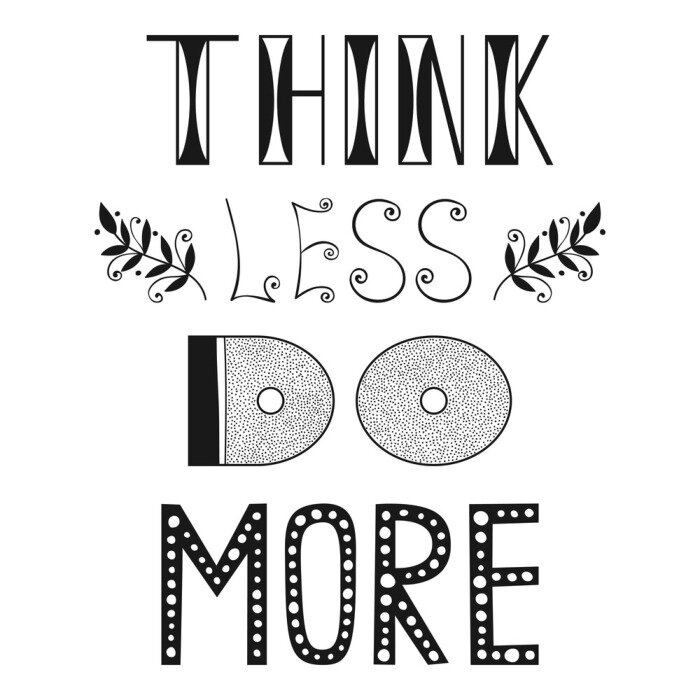 Poster Motiverende zin voor actie