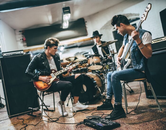 Poster Muziek band herhaling