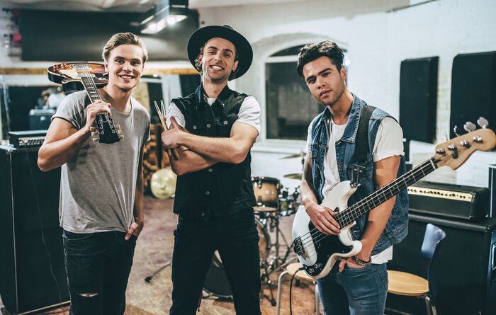 Poster Muziek band herhaling