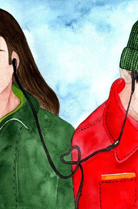 Poster Muziek brengt mensen samen