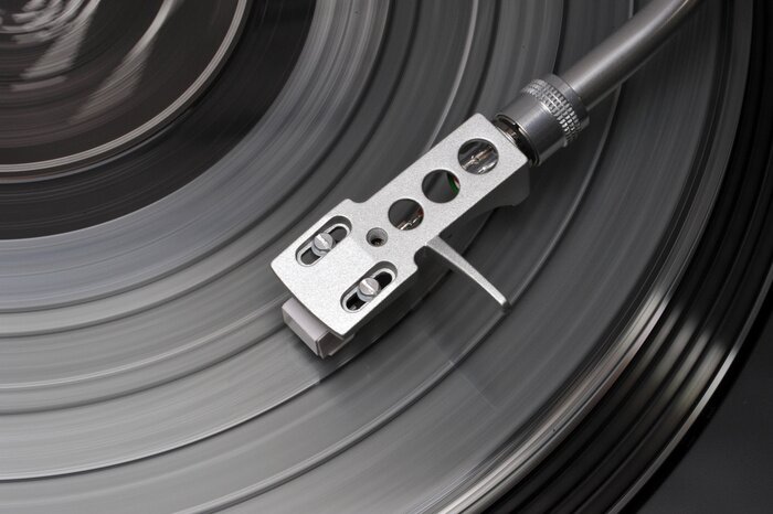 Poster Muziek en abstract patroon