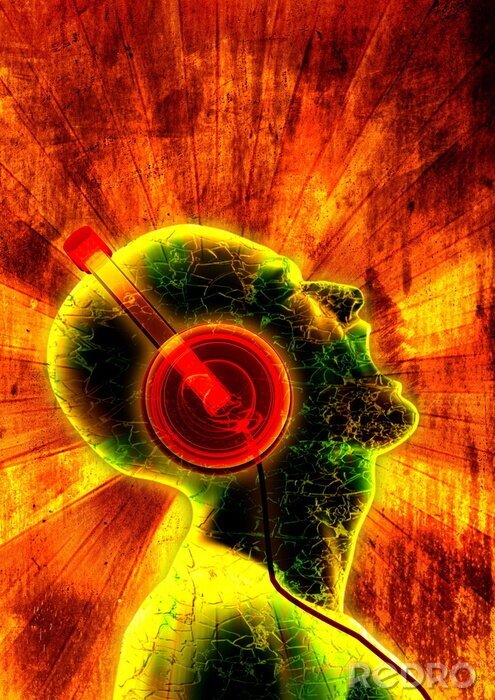 Poster Muziek je leven