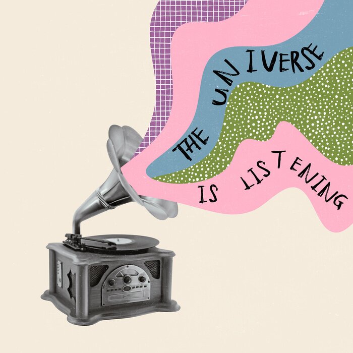 Poster Muziek van de grammofoon