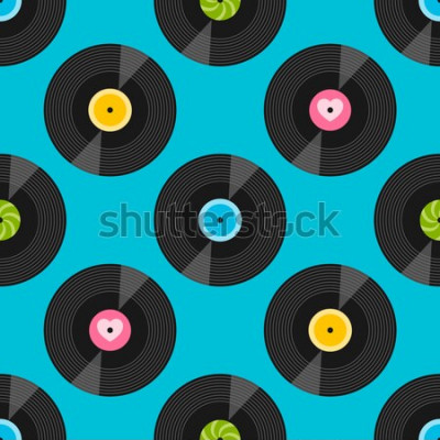 Poster Muzikale vinylplaten
