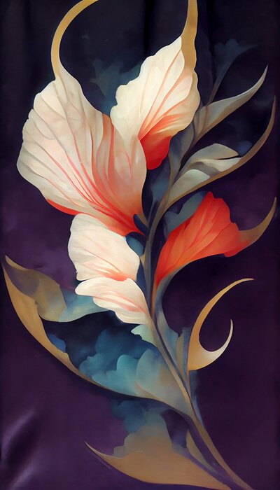 Poster Mysterieuze bloem