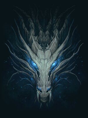 Poster Mysterieuze magische draak