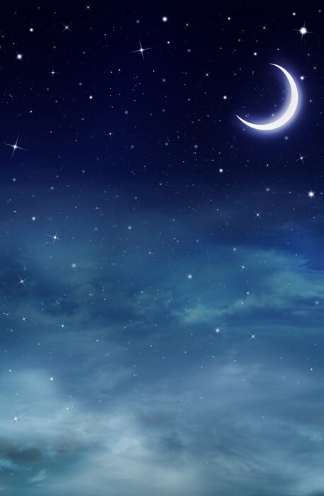 Poster Nachtelijke hemel