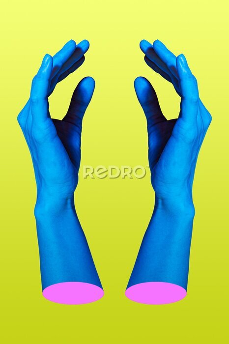 Poster Neonhanden