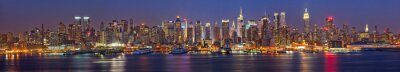 New York City nachtelijke skyline
