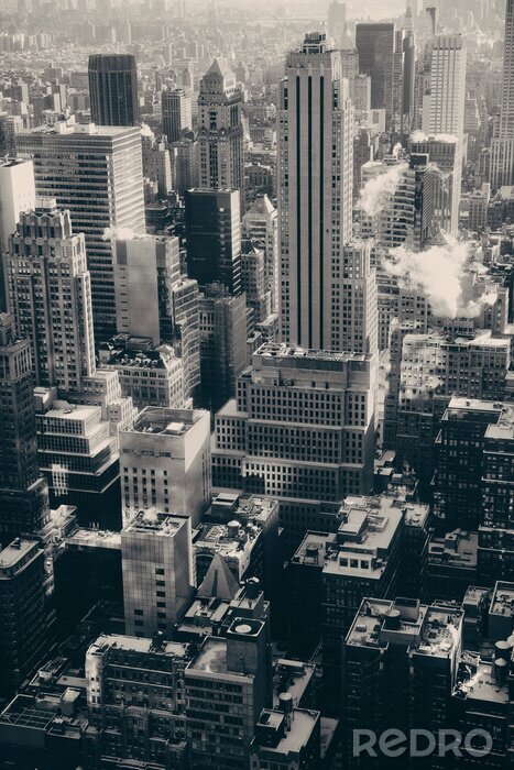 Poster New York City wolkenkrabbers