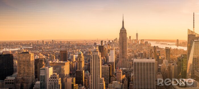 Poster New York skyline en uitzicht op de stad