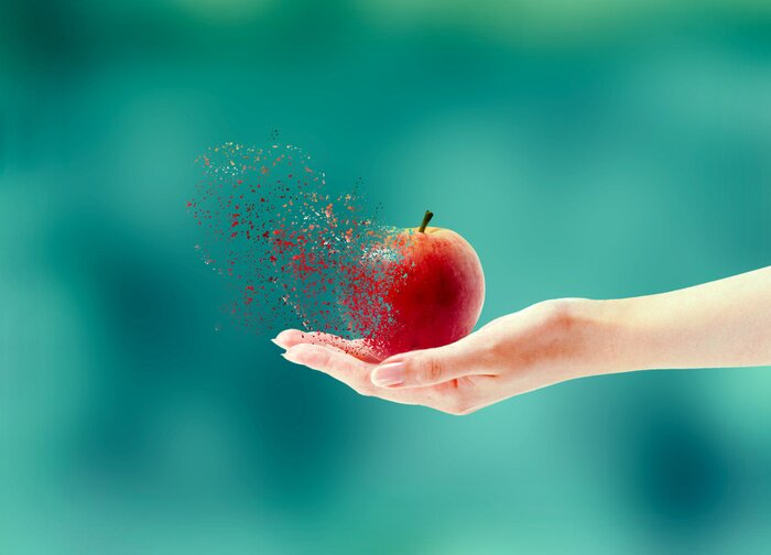 Poster Nutrientes da maçã