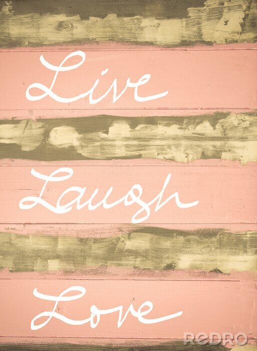 Poster Ondertitels Live Laugh Love
