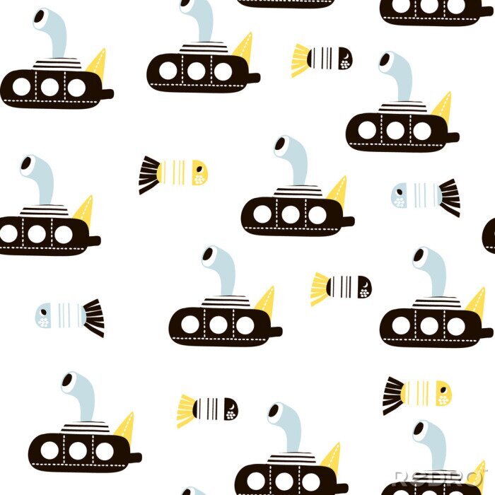 Poster Onderzeeër reizen