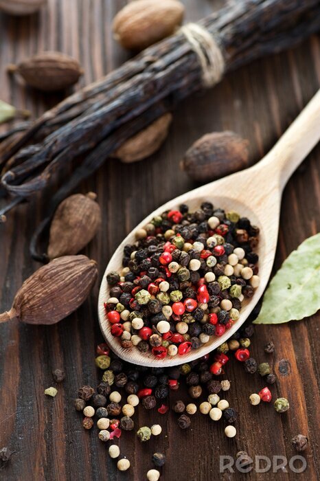 Poster Ongemalen specerijen