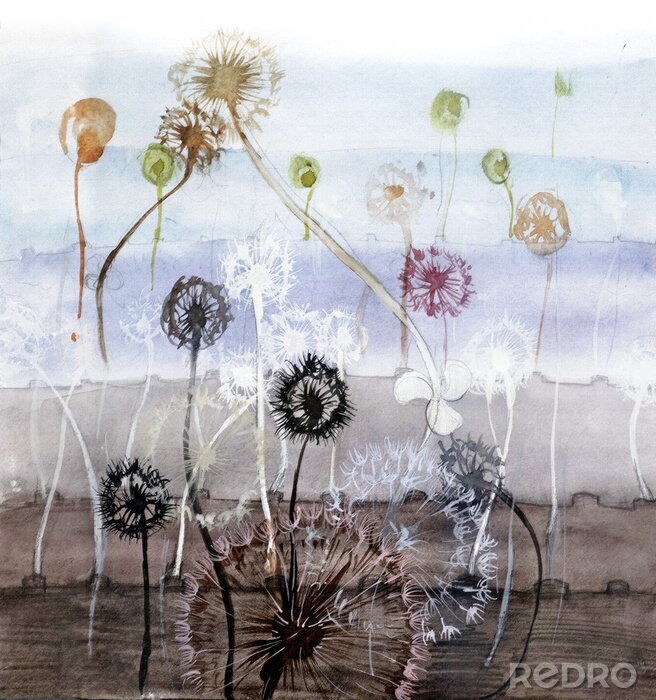 Poster Paardebloemen