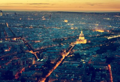 Panorama of Paris, France