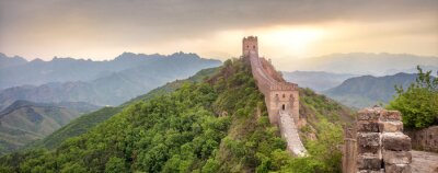 Panorama van de Grote Muur van China