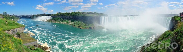 Poster Panorama van de Niagara Falls