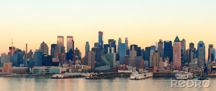 Poster Panorama van New York