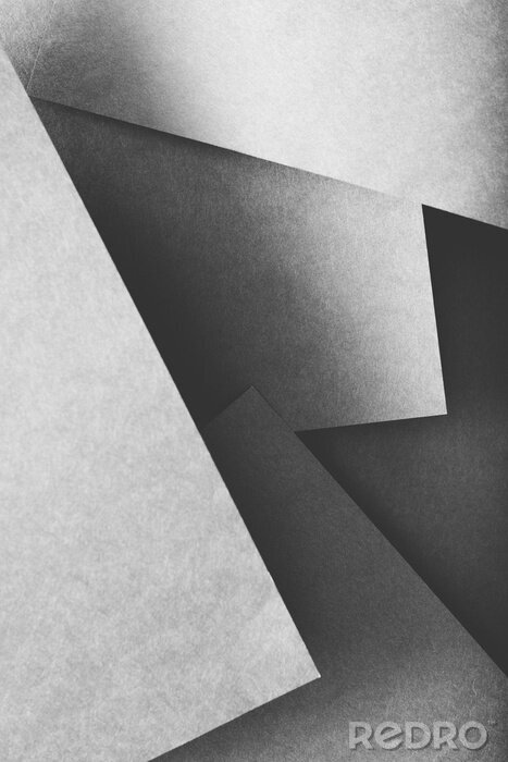Poster papierlagen. abstracte geometrische achtergrond met kopie ruimte. grijze kleurtinten.