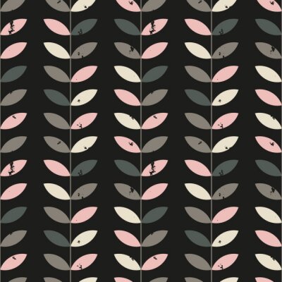 Behang Parallelle twijgen