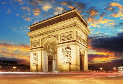 Parijs, Arc de Triomphe, Frankrijk