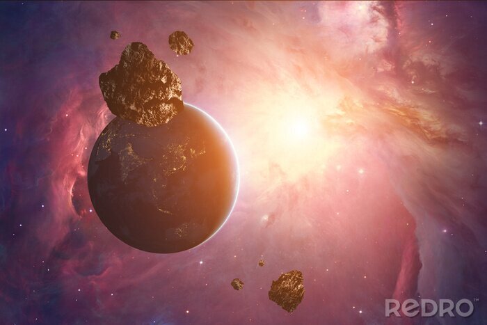 Poster Planeten en meteorieten